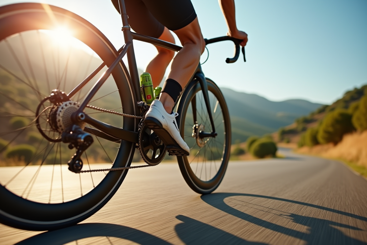 Détail des roues et jambes d